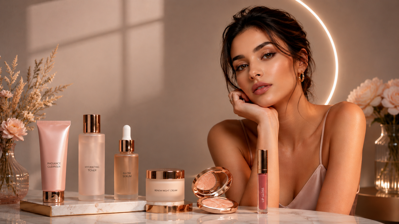 LUXE BEAUTY hero campaign image
